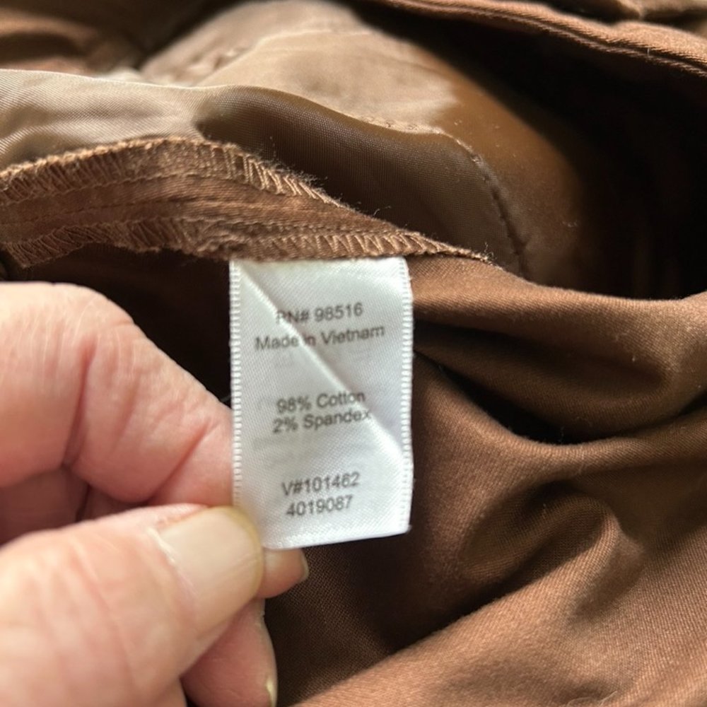 Coldwater Creek Brown Shorts Size 20 - Picture 5 of 8